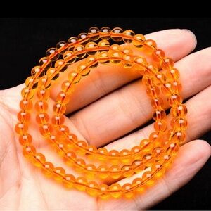 Genuine 100% NATURAL Yellow Citrine Beaded Gemstone Necklace Bracelet